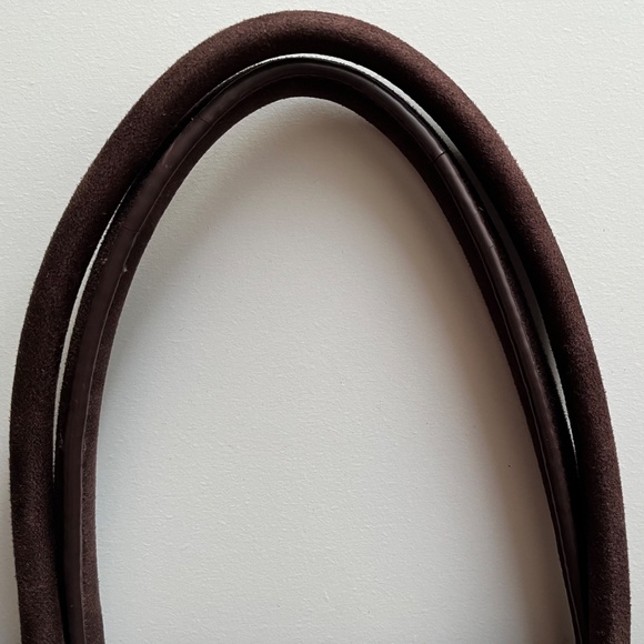 SHOPPER, Vegan Suede, Dark brown - Picture 7 of 8